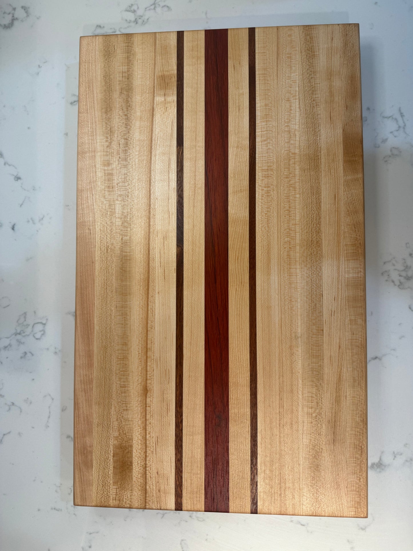 Maple & Walnut Stripe Edge Grain Cutting Board