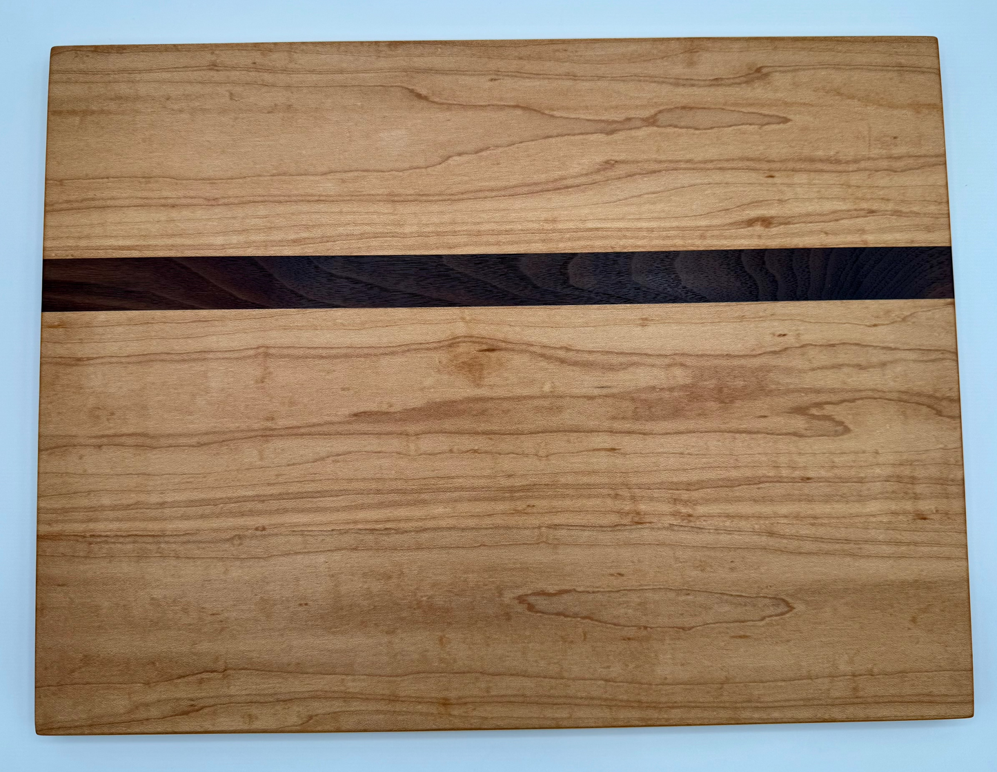 Thin Maple and Walnut Stripe Face Grain Cutting Board